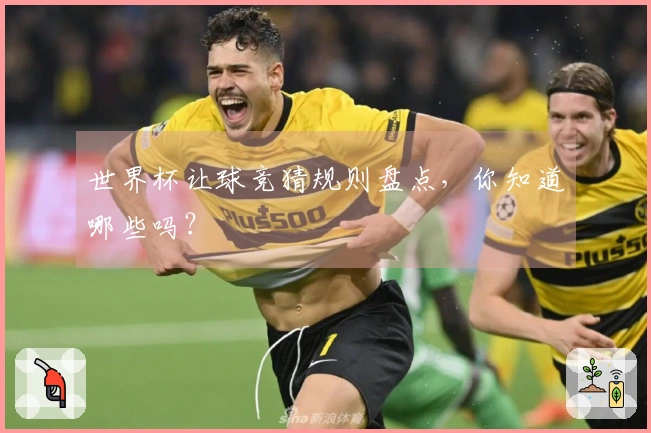 世界杯让球竞猜规则盘点，你知道哪些吗？